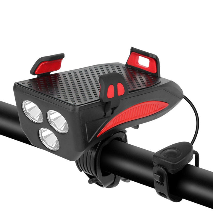 BowLift | RideLight 4-in-1 Bike Light | Power Bank, Phone Holder & Horn | 400 Lumens Waterproof Light