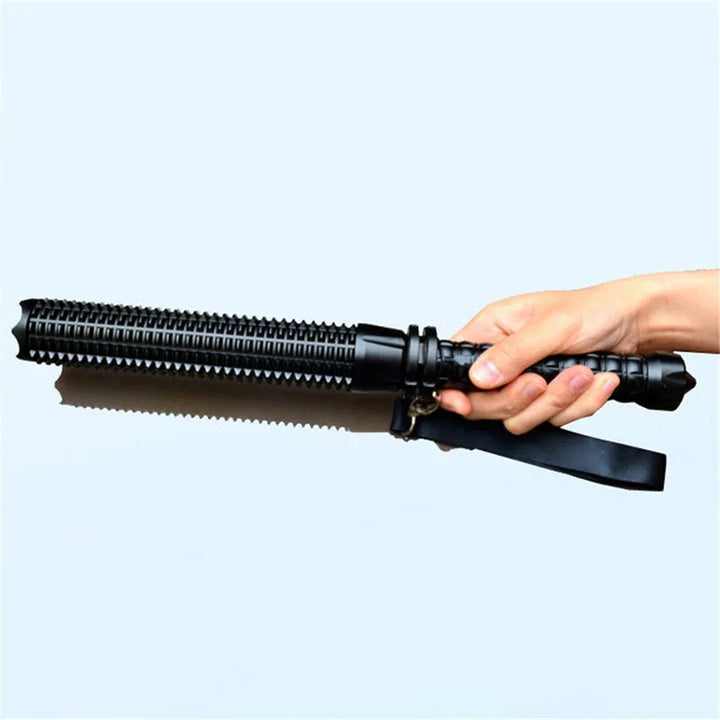 Tactical Rechargeable Flashlight Telescopic Self Defense Stick | Bowlift