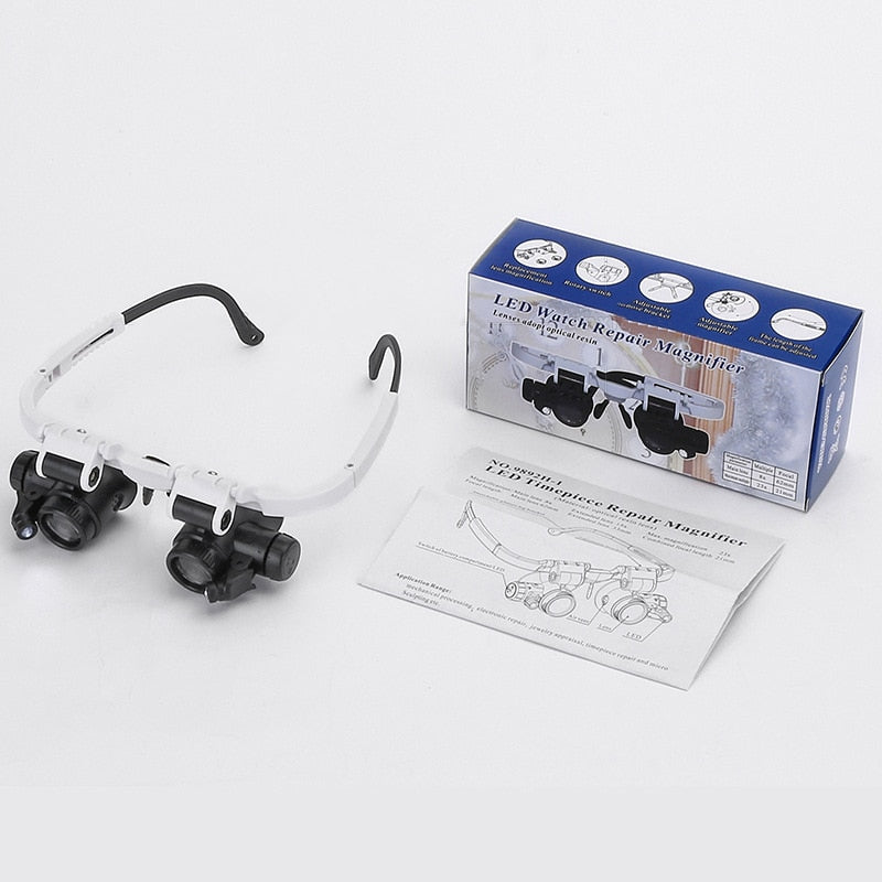 BowLift | Celestara™ | LED Illuminated Precision Magnifier with Adjustable Brightness | Ideal for Reading, Hobbies & Detailed Work