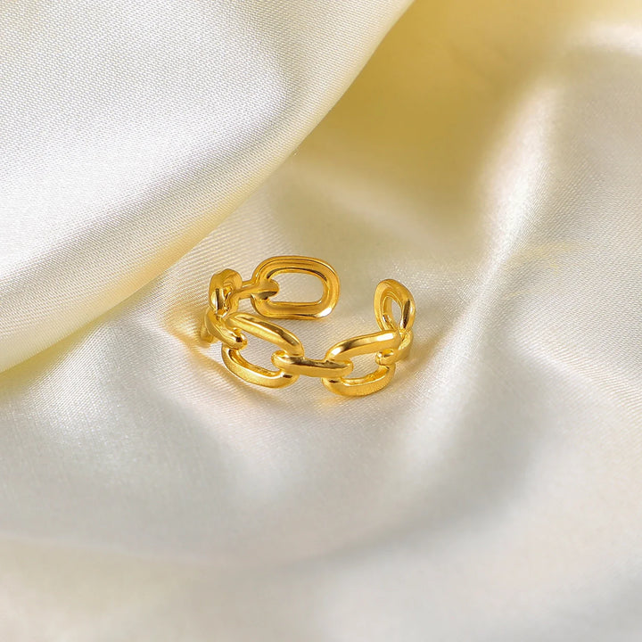 BowLift | 18k Adjustable Elegant Chain Linked Ring