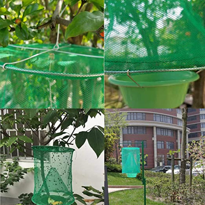 Reusable Hanging Cage Net Fly Trap | Bowlift