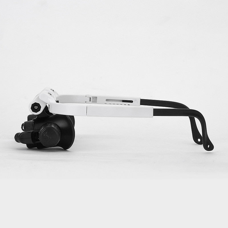 BowLift | Adjustable LED Magnifying Glasses with 8x, 15x and 23x Magnification for Hobbies and Precision Work
