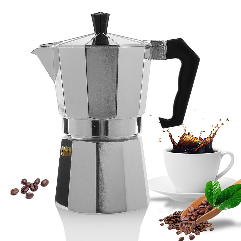 BowLift | Classic Italian Espresso Maker for the Stove - 12 Cup Moka Pot