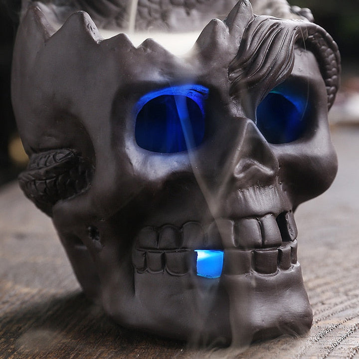 BowLift | Dragon Skull LED Incense Burner