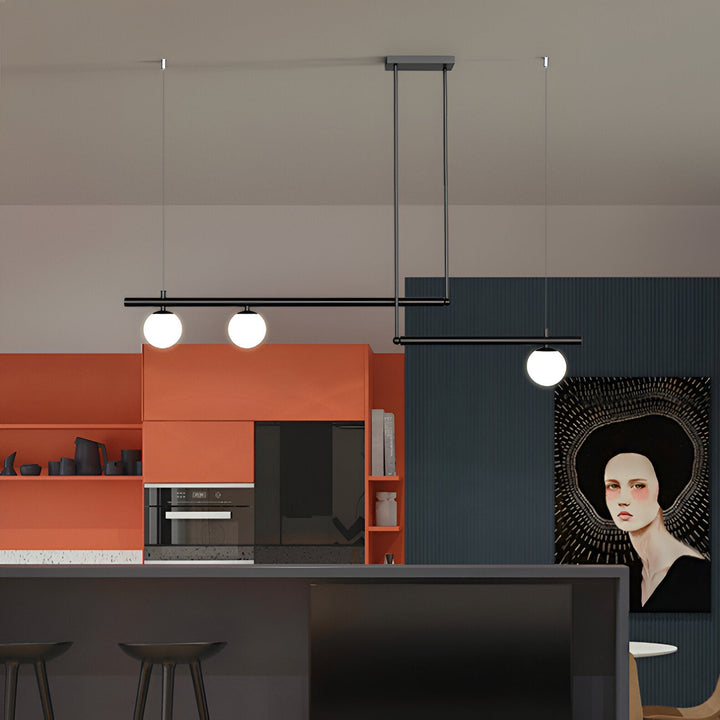 BowLift | Nordic Glass Linear Luxury Pendant Lamp