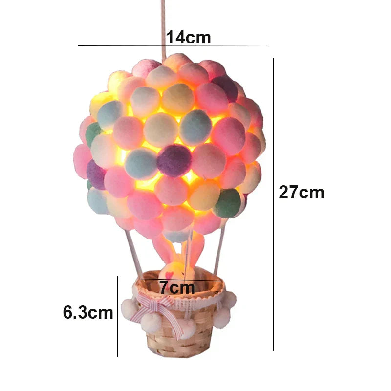 BowLift | DIY Hot Air Balloon-shaped Flying Animals Night Lamp