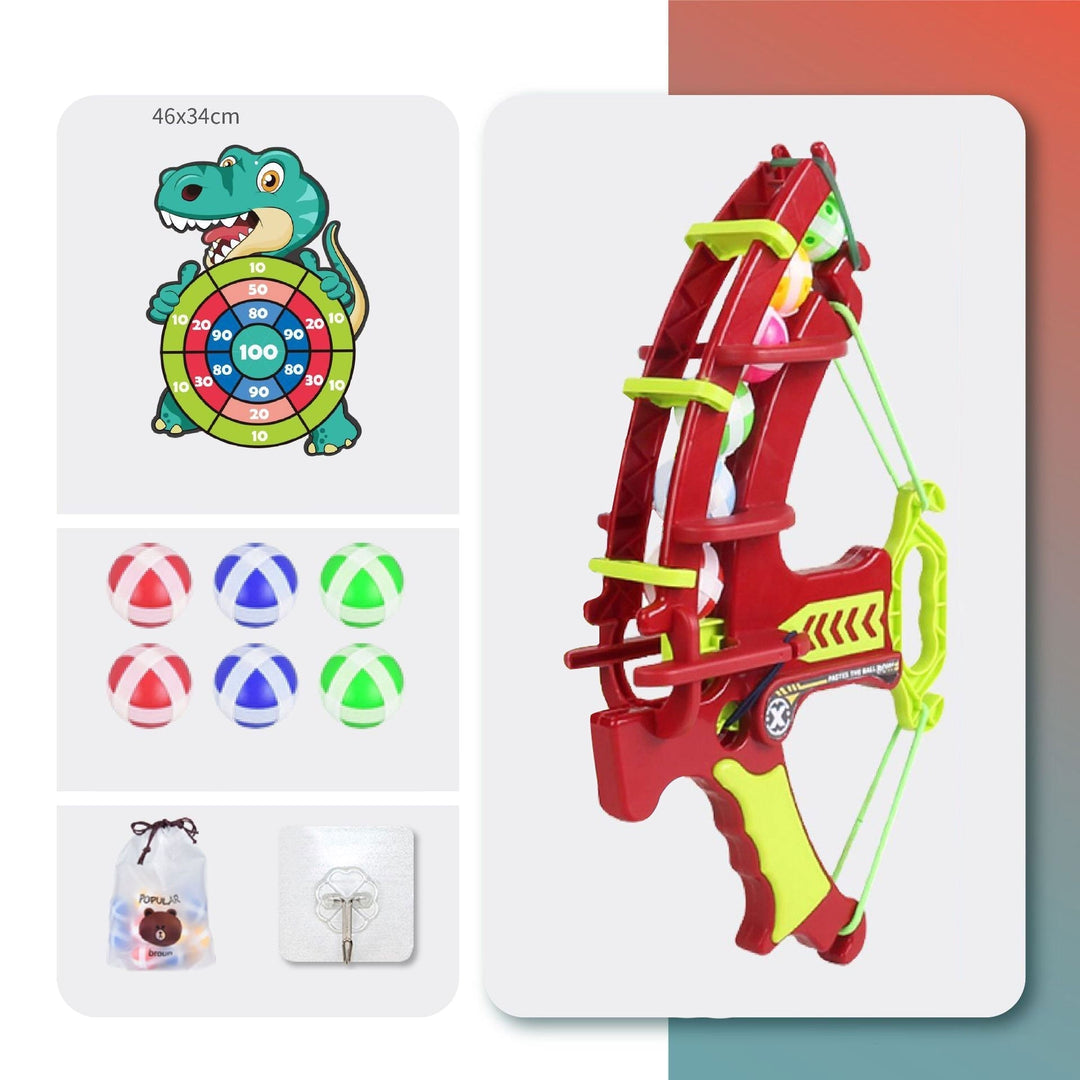 BowLift | Dinosaur Sticky Ball Bow Dartboard Game