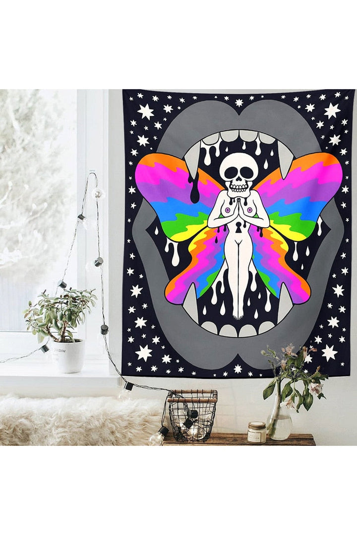 Magic Floral Psychedelic Tapestry | Bowlift