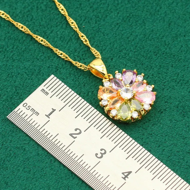 Luminous Dawn Set - Elegant Aurora Inspired Jewelry Bowlift