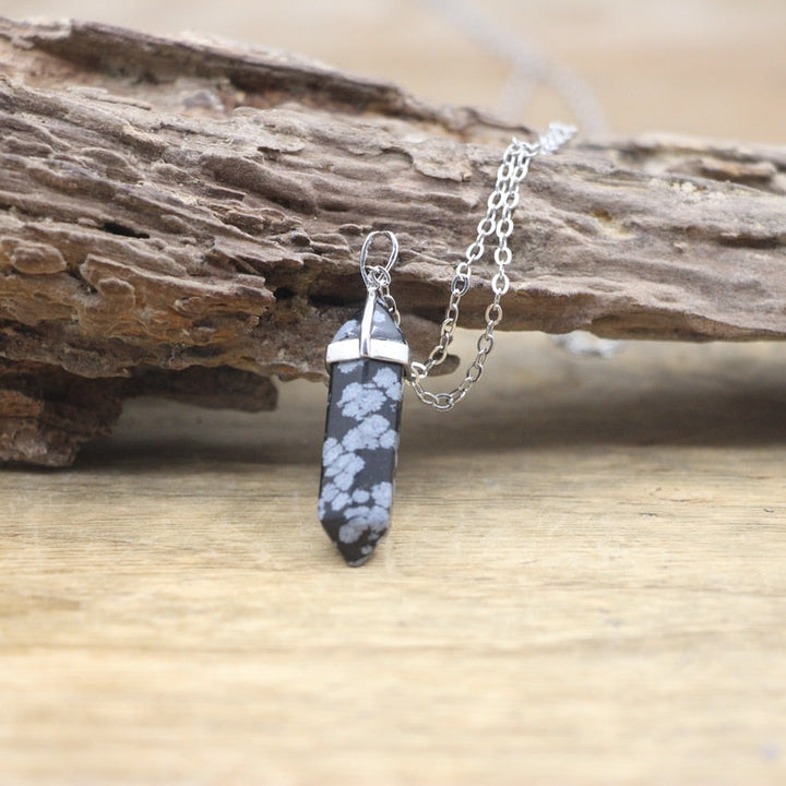 BowLift | Hexagon Natural Stone Chakra Necklace