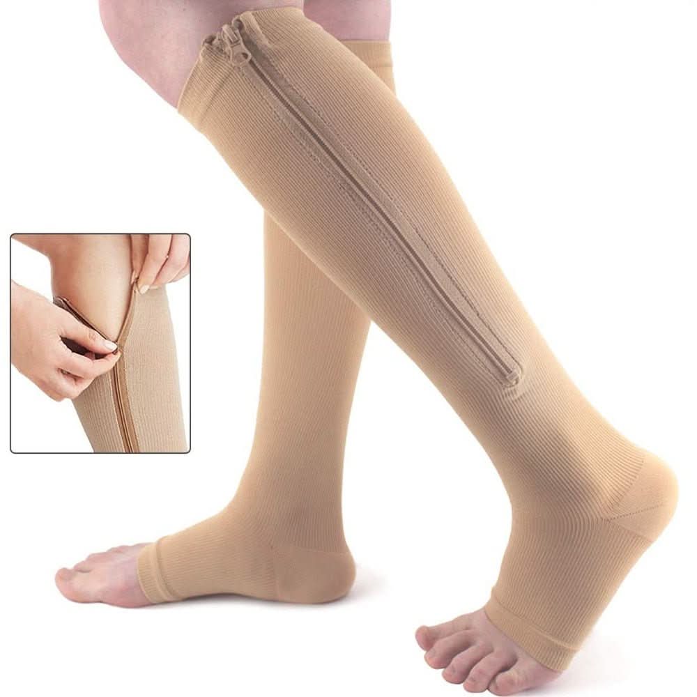 BowLift | support stockings with zip for comfortable compression & easy handling