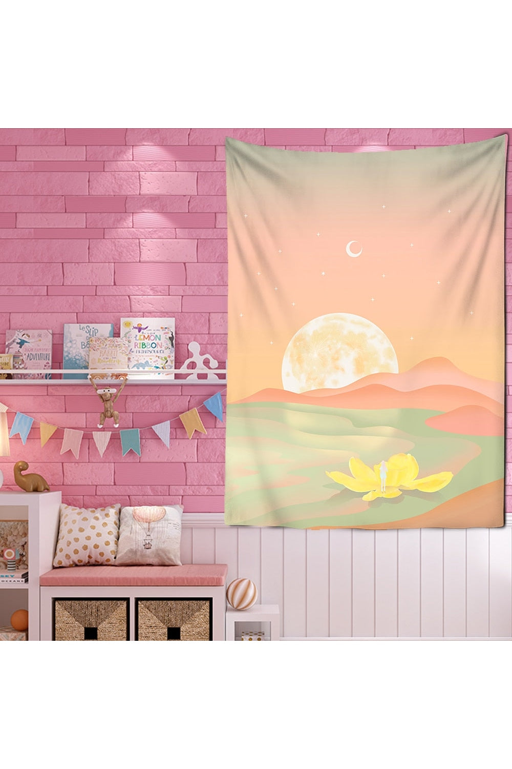 Pink Wall Tapestry | Bowlift