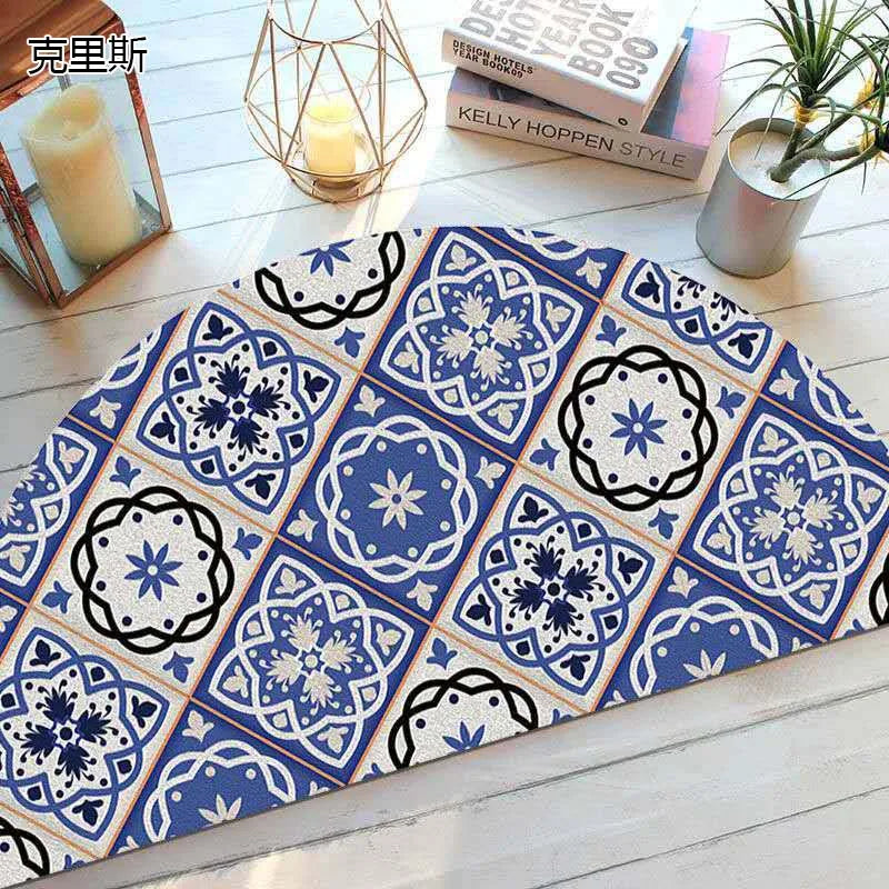 BowLift | Bohemian non-slip semicircular doormat