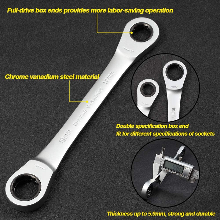 Ratchet-Tastic Master Multitool Wrench Set | Bowlift