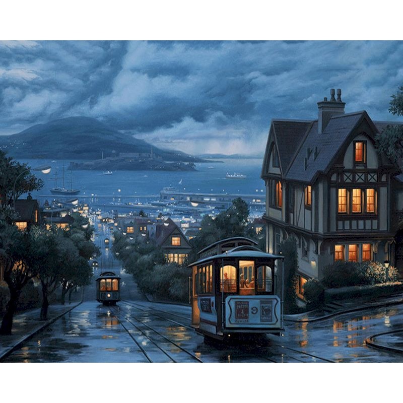 BowLift | City portrait (Paint by number)