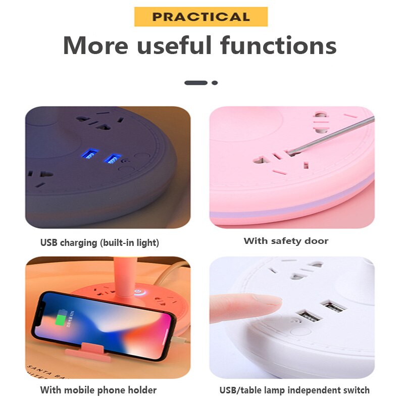 Multi Power Strip Phone Holder TaBowlifte Lamp | Bowlift
