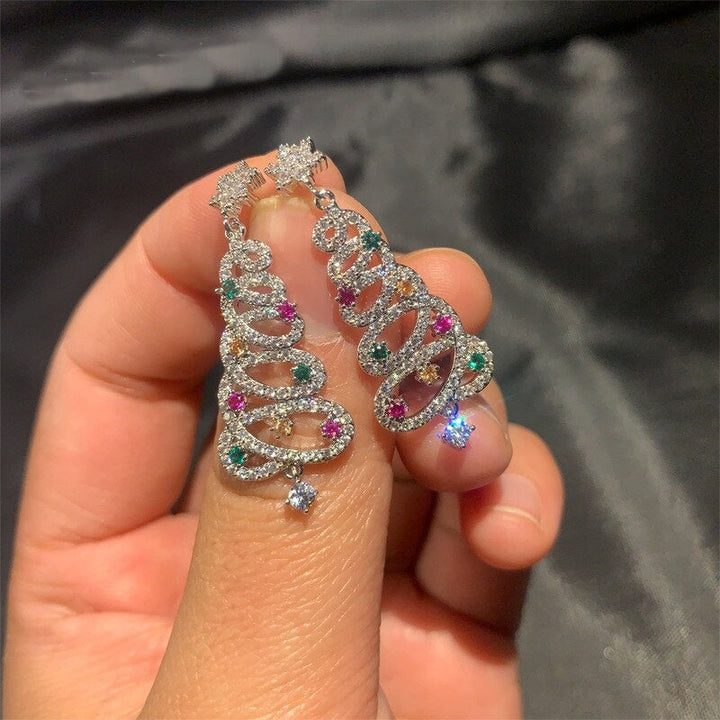 BowLift | Mini Elegant Christmas Tree Earrings
