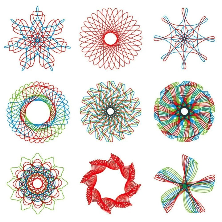 BowLift | Spirograph Drawing Set - Artistic Precision - Dazzling Creations !