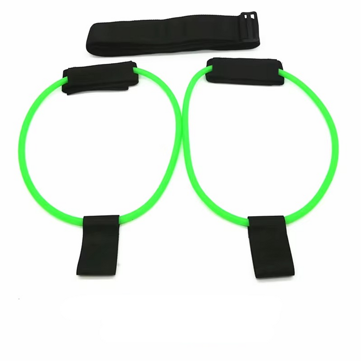 BowLift | Resistance Training Belt with Elastic Bands for Squats, Leg Strength and Agility Workouts