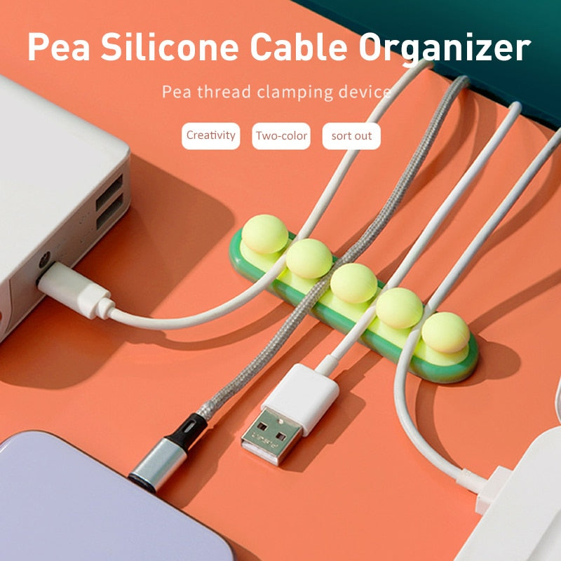 BowLift | Multipurpose Pastel USB Cable Organizer