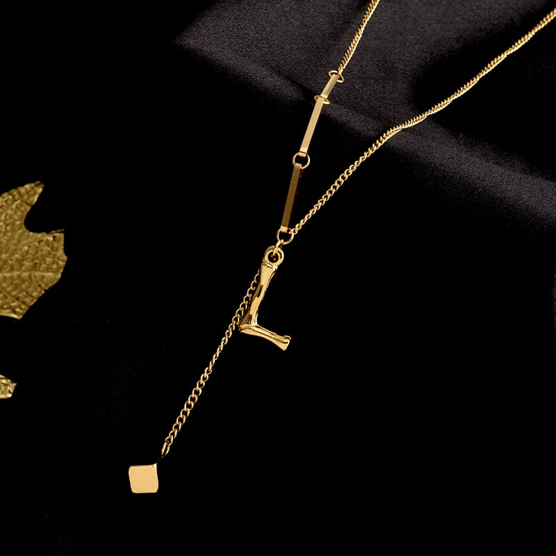 BowLift | Charming Initials Letter Necklace