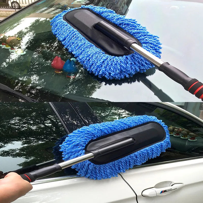 BowLift | Pro Clean Universal Retractable Car Waxing Brush Set