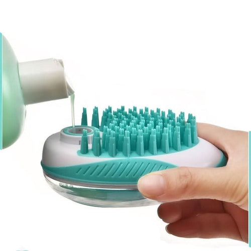 BowLift | 2-in-1 soap dispenser & massage brush for dogs