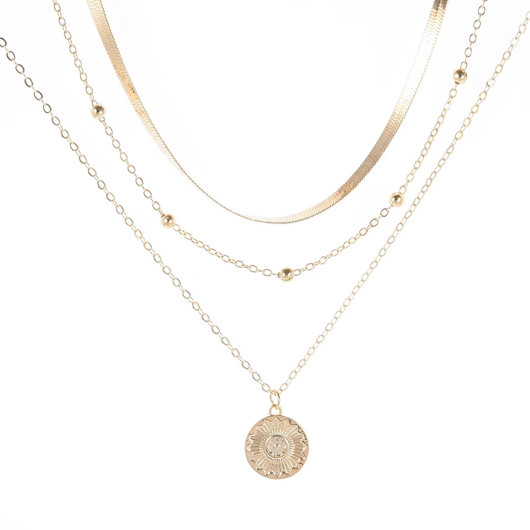 BowLift | Chic Double-Layer Heart & Cuban Link Chain Choker Necklace