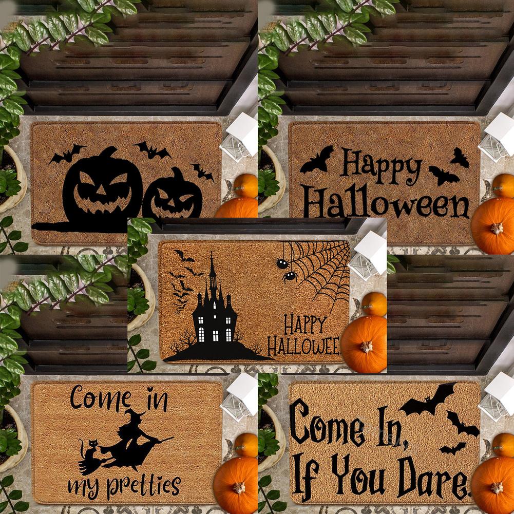 Scary Halloween Decorative Door Mats | Bowlift