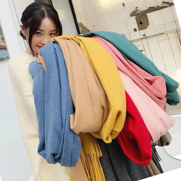 BowLift | Women’s Cotton Winter Scarf – Soft, Warm, Elegant Style