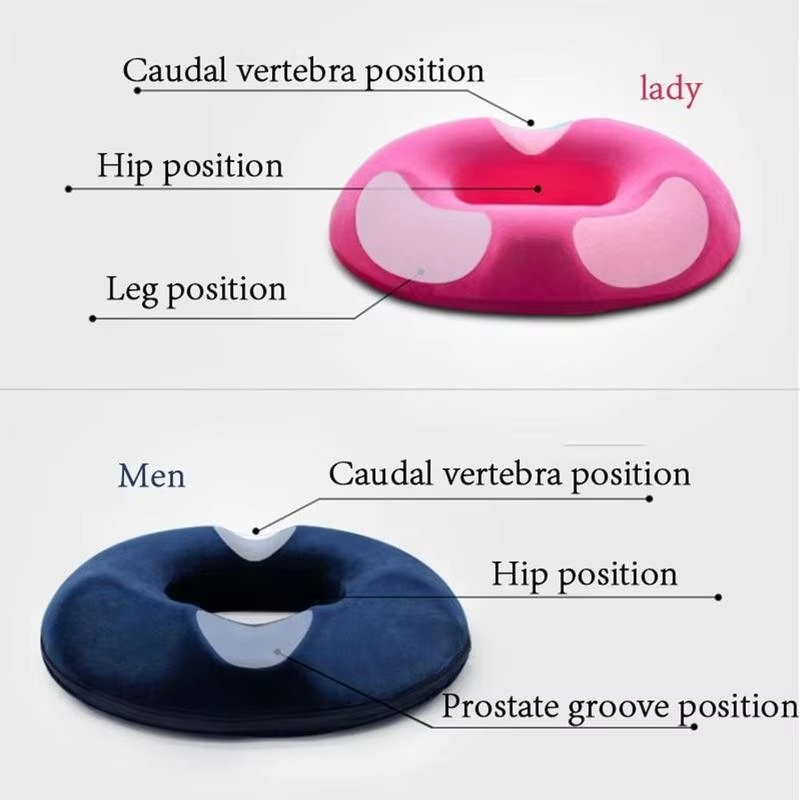 BowLift | Orthopedic Memory Foam Donut Seat Cushion for Hemorrhoid and Tailbone Relief