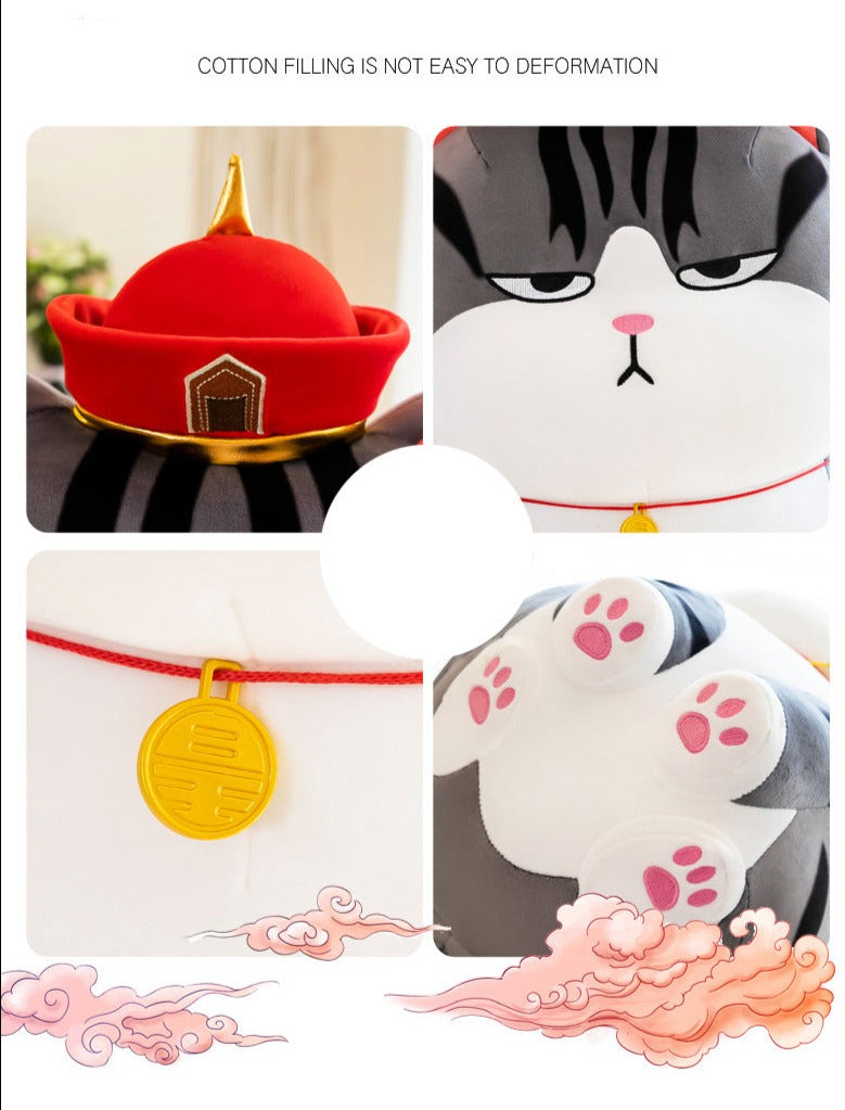Moody Cat Soft Cuddly Plush Pillow | Bowlift