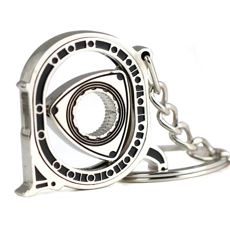 Spinning Rotor Metal Keychain | Bowlift