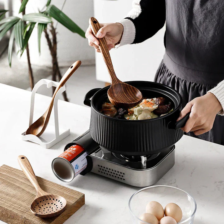 BowLift | TeakChef 7-piece Kitchen Tool Set – Premium Teak Kitchen Tools for Style & Functionality
