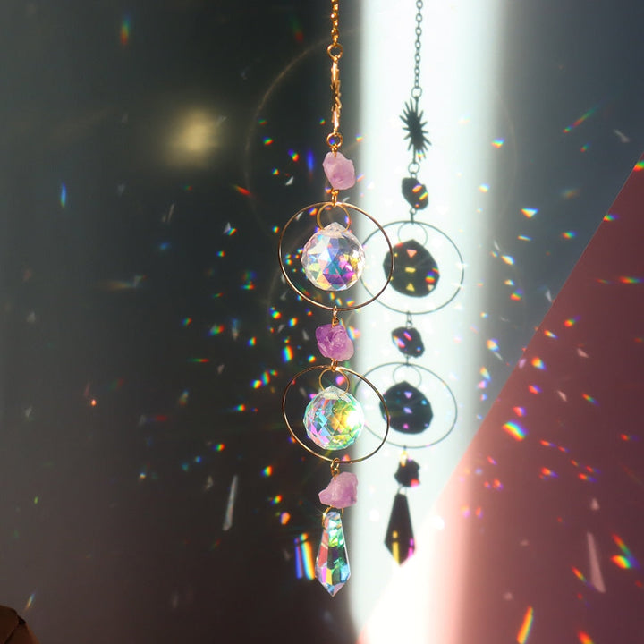 Dream Combo Symphony Crystal Wind Chime Moon Sun Catcher | Bowlift