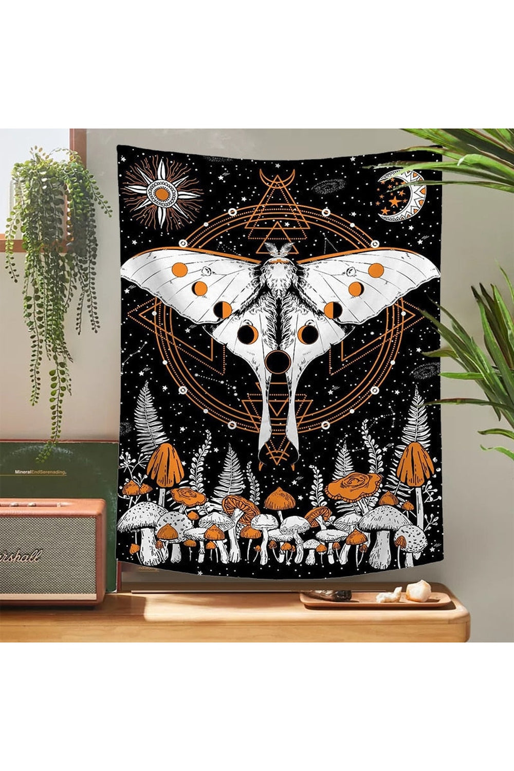 Moth Art Wall Tapestry | Bowlift