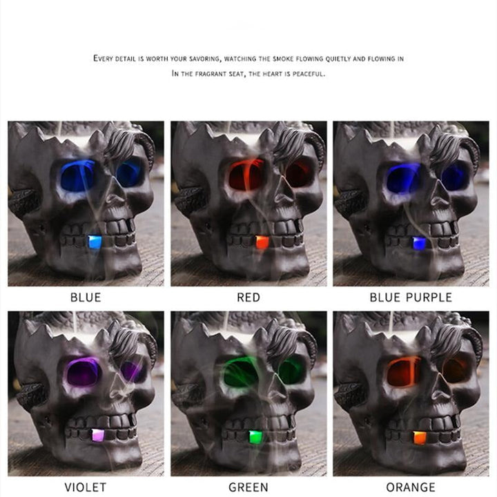 BowLift | Dragon Skull LED Incense Burner