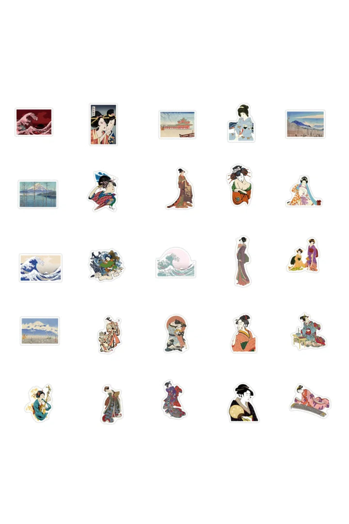 Art Hoe Scrapbooking Stickers | Bowlift