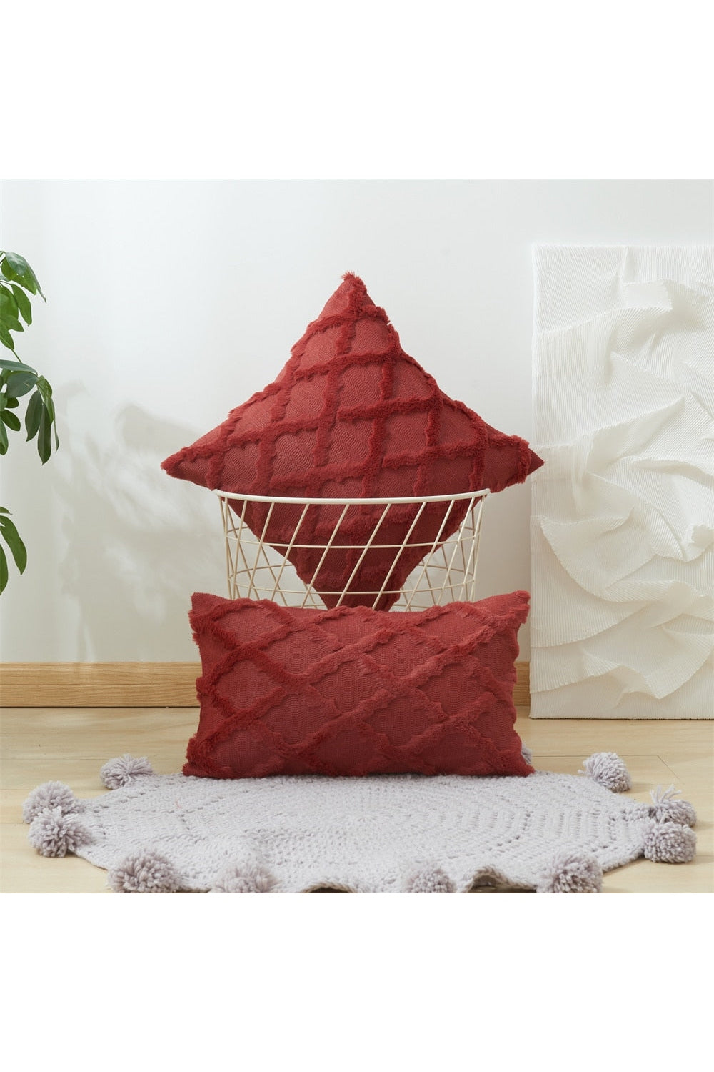 Rattan Plush Pillowcase | Bowlift