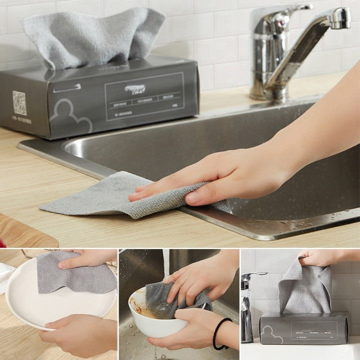 Microfiber DisposaBowlifte Easy Wipe Cleaning Towel | Bowlift