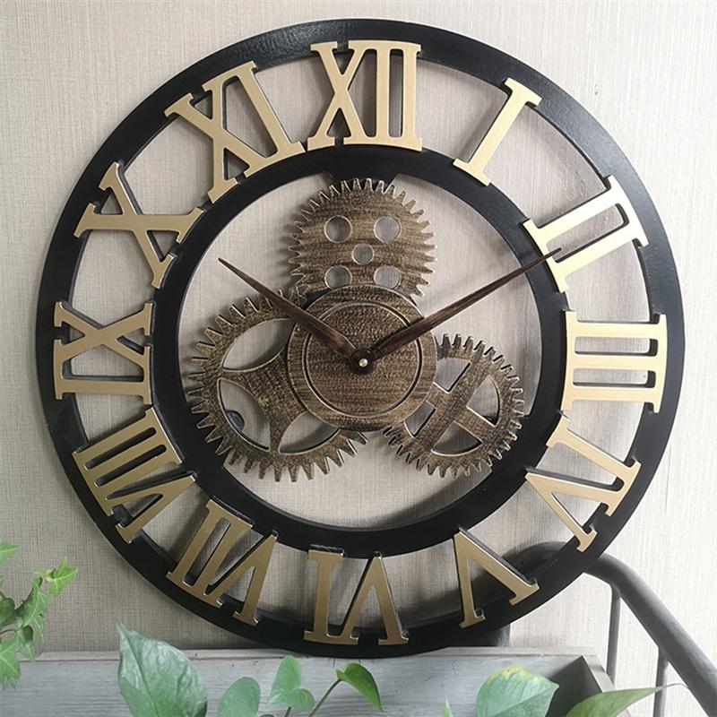 BowLift | Handmade Oversized 3D Retro Decorative Wall Clock