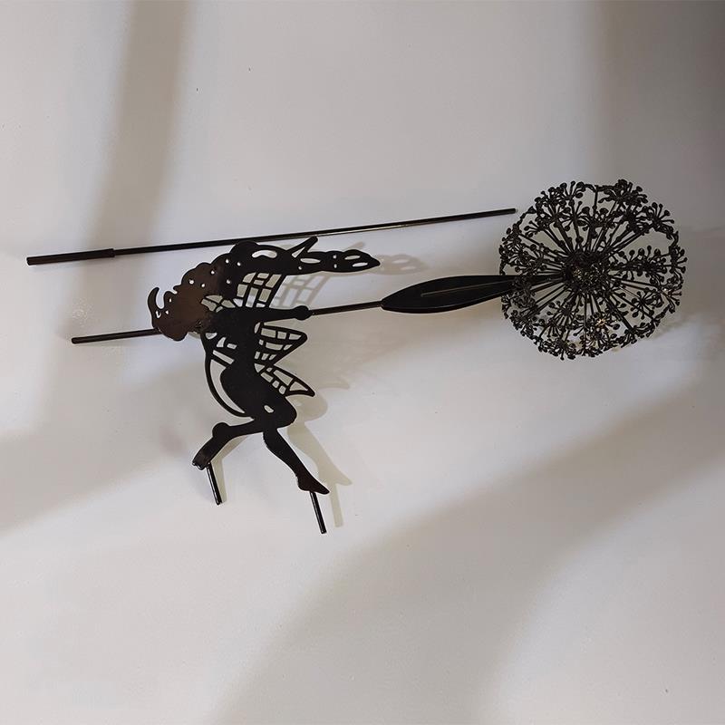 BowLift | Fairies and Dandelions Dancing Together Sculpture for Outdoor Garden