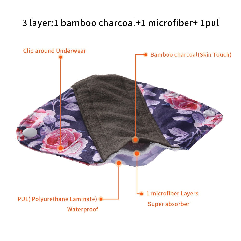 BowLift | 10 pieces reusable pads - Organic periods reusable pads