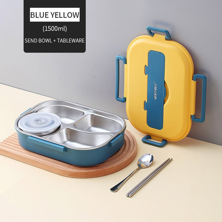 Stainless Steel Multi Compartment Kids Lunch Box | Bowlift