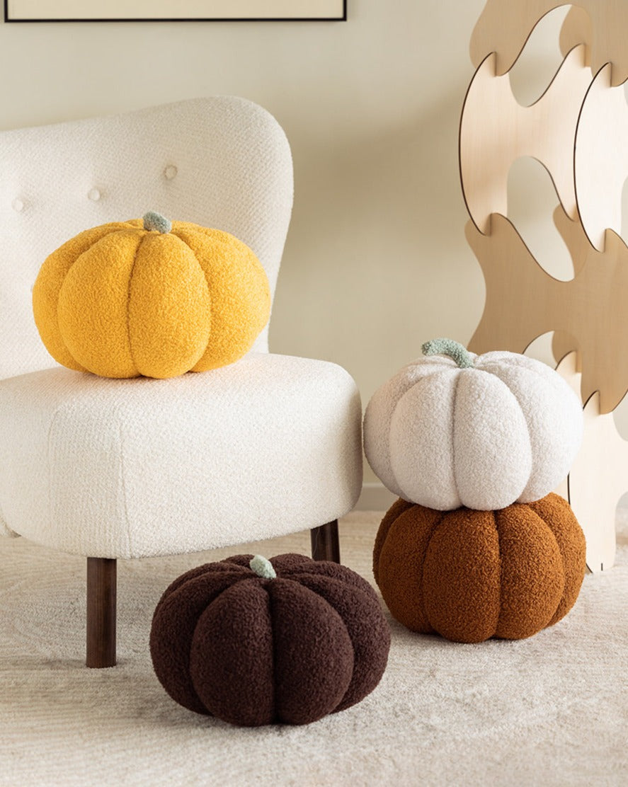 Fluffy Pumpkin Cushion | Bowlift