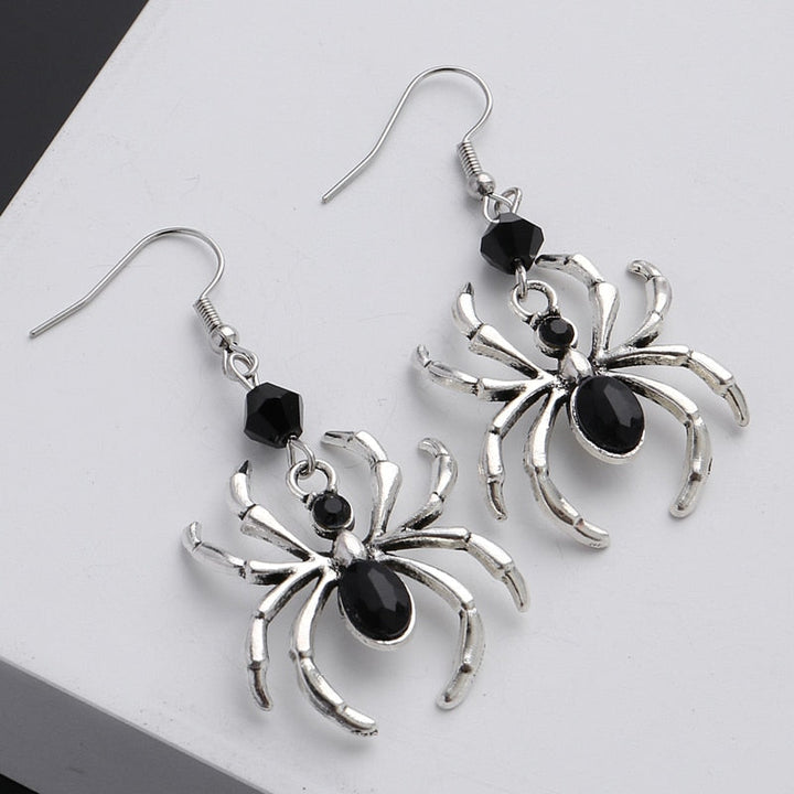 BowLift | Black Spider Artsy Mystical Earrings