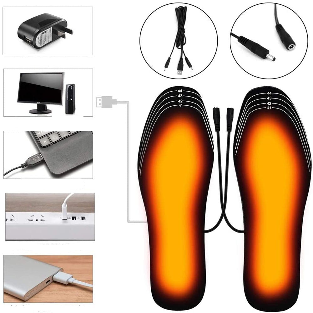 BowLift | Rechargeable Heated Insoles – USB rechargeable with Adjustable Heat Settings
