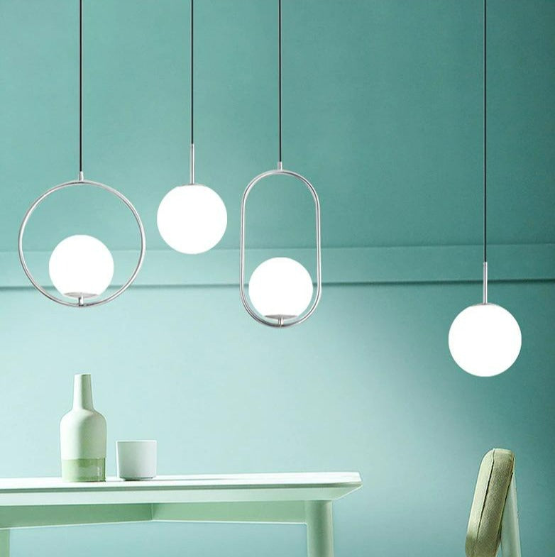 Nordic Glass Pendant Lamps | Bowlift