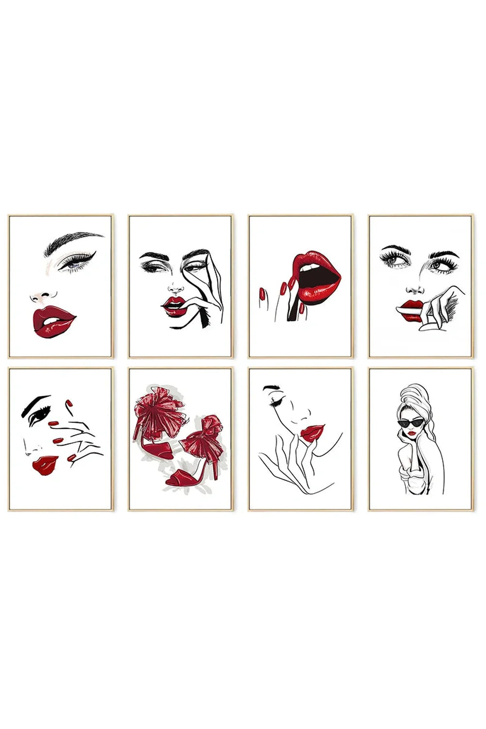 Lips canvas poster | Bowlift
