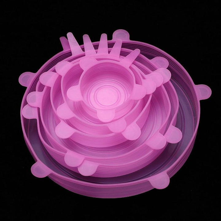 BowLift | 6 Pieces/Set Food Silicone Cover
